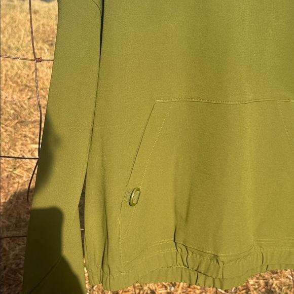 The North Face Willow Stretch windwall pullover hoodie Green Forest olive XL - Picture 4 of 14